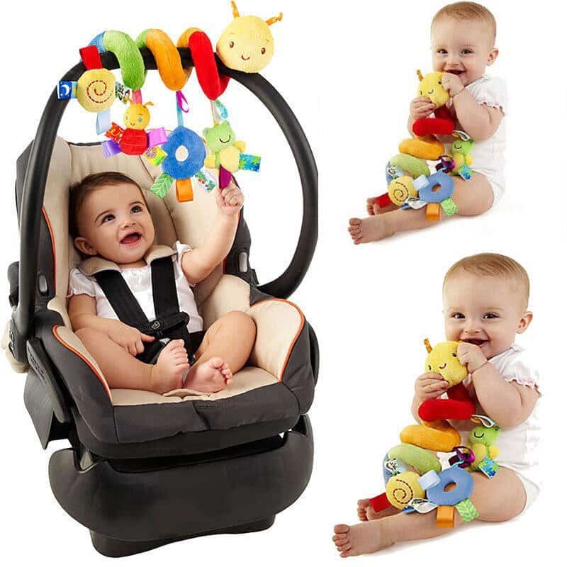 Colorful Spiral Baby Crib Toy